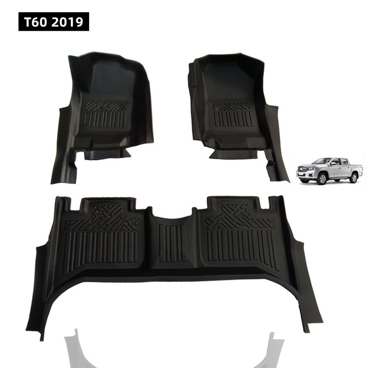 Meyè kalite ki enpèmeyab nouvo pwodwi 5D TPE machin Mat itilize pou T60 2019